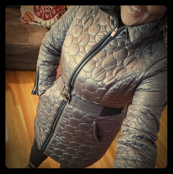 Laundry By Shelli Segal Jackets & Blazers - Laundry by Shelli Segal Quilted Grey LP coat